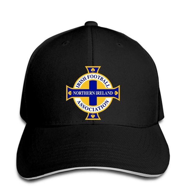 

men baseball cap logo irish football association logo snapback cap women hat peaked, Black;white