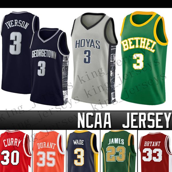 

92 ncca jersey ja men lebron moran durant harden curry stephen college basketball jerseys russell westbrook zion iverson williamson, Black