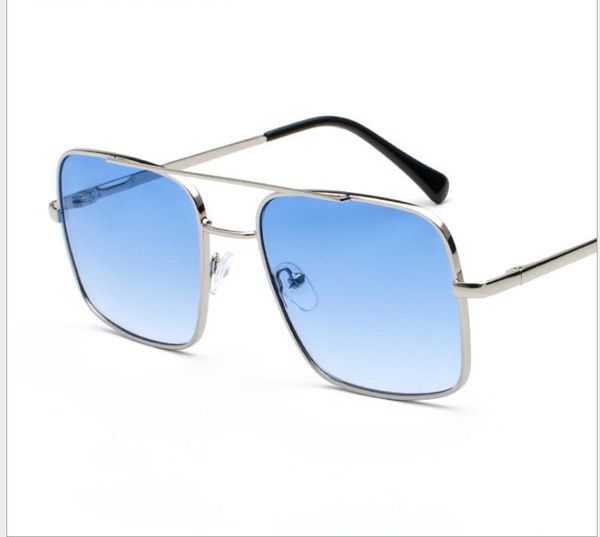 

sunglasses female two-color lens sunglasses men's transparent glasses fashion tide sunglasses, White;black