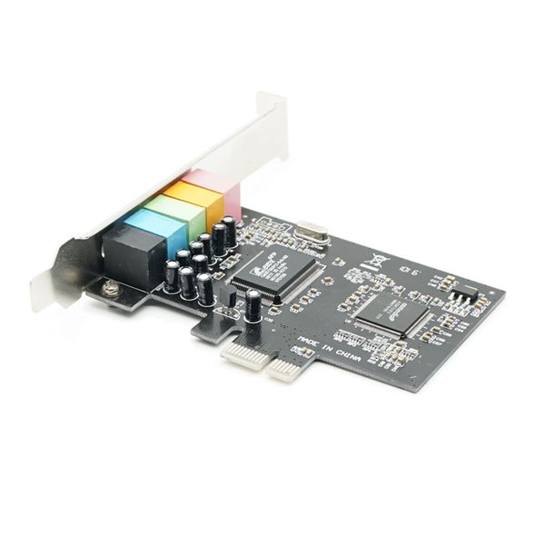 New PCI Express PCI-E 5.1ch 6channels CMI8738 Audio Sound Card