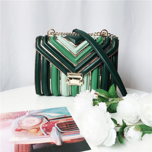 

2019 good morning spelling color believe occlusive wrap hit color chain package small real diamond lattice single shoulder satchel