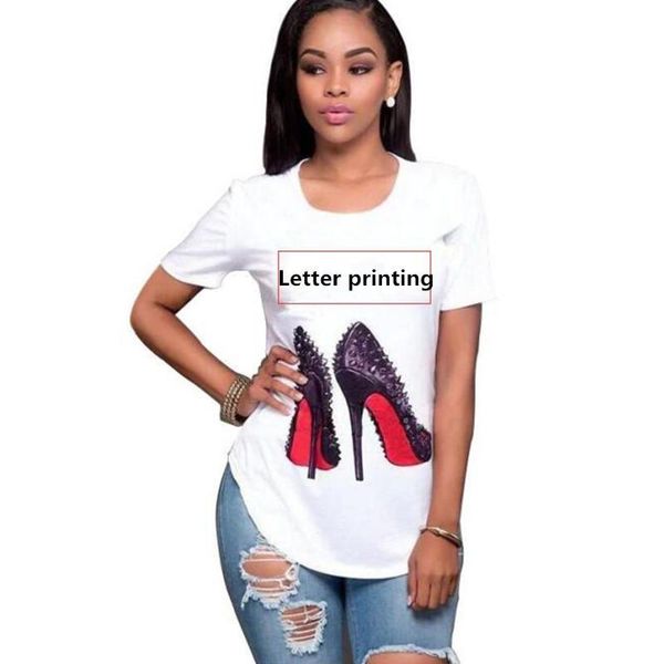 

brand cotton cut pug print letter women t shirt casual o-neck women t-shirt design woman tee shirts female s-2xl