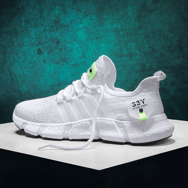 

breathable weaving outdoor marathon sneakers lightweight keep running men sport shoes sneakers men's shoes fashion