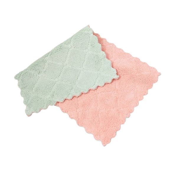 

dishcloth microfiber kitchen towel for window rags glasses washing dish towels new322