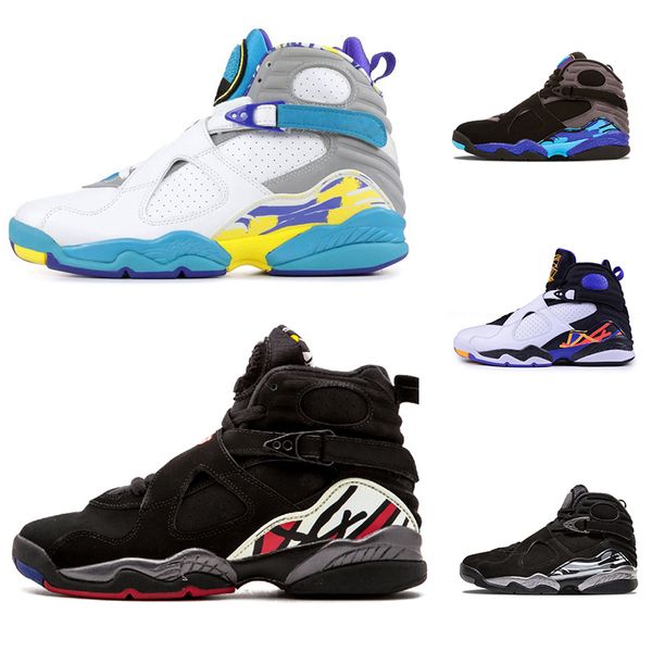 

new 8 valentines day 8s vday reflective bugs bunny white aqua playoff chrome countdown pack basketball shoes men sports sneakers 40-47