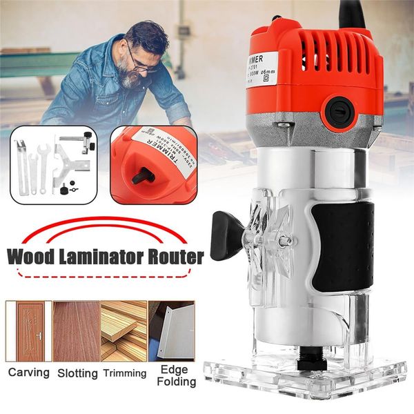 

all copper motor woodworking electric edge trimmer engraving machine wood laminate palm router electric hand trimmer router