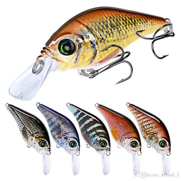 

mixed 10 color 7.8cm 12g crank hard baits & lures 6# hook fishing hooks fishhooks artificial plastic bait fishing accessories