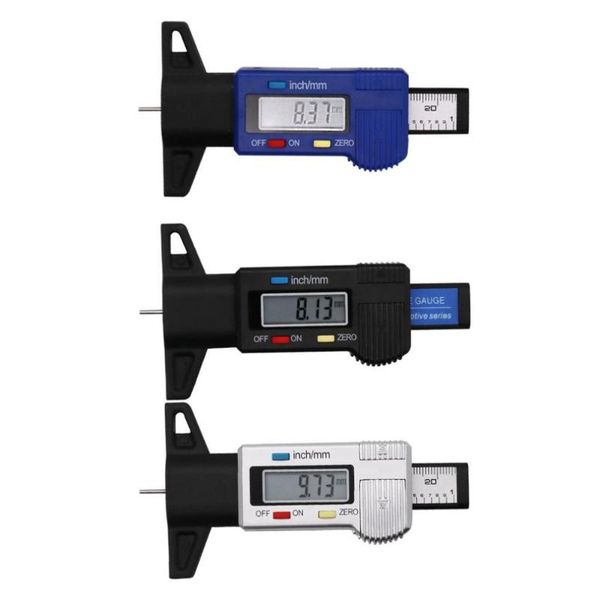 

high-precision digital tread depth gauge car tire wear detection electronic vernier caliper car measurer tool