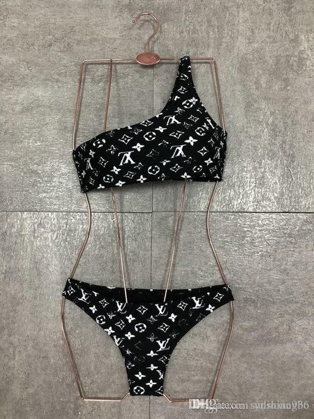 

fashi7 patterns swimwear women seperated bikinis one piece swimsuits backless retro femme beach wear, White;black