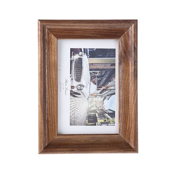 

2019 6/7'' quality vintage p frame wood home decor wooden classic style wedding pictures frames