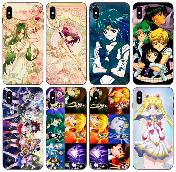 

tongtrade] sailor moon girl case for iphone 11 pro x xs max xr 6s 5s 5c 5 se galaxy note 2 3 4 5 8 9 honor 4c 5a 5c xiaomi 9 pro cover case