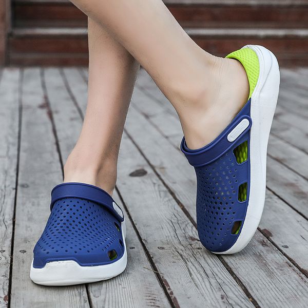

original new garden flip flops water shoes men couples flat summer beach aqua slipper outdoor swimming sandals gardening shoes