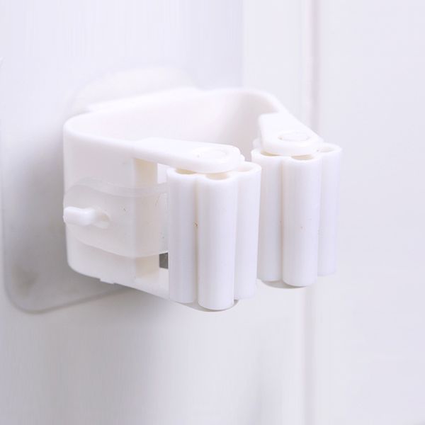 

2/1 pcs broom holder brush broom mop hanger storage rack , housekepper shelves organizer clips clamping fixed on garden wall
