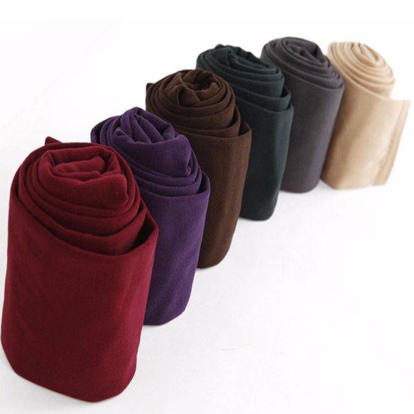 

2019 new autumn / winter women tights plus velvet warm good elastic slim's woman's stockings for 40-80 kg, Black;white