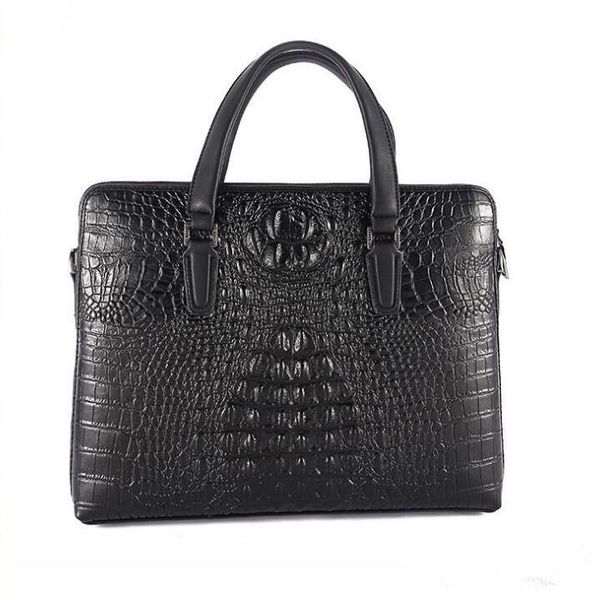 

factory wholesale brand men handbag quality styling crocodile men handbag england van leather portable shoulder bag fashion crocodile busine