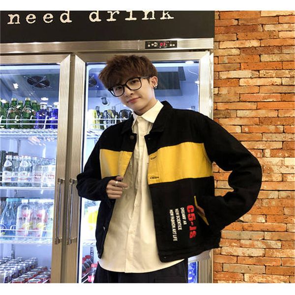 

mens designer lettee print jackets laple neck long sleeve panelled slim regular single breasted apparels, Black;brown