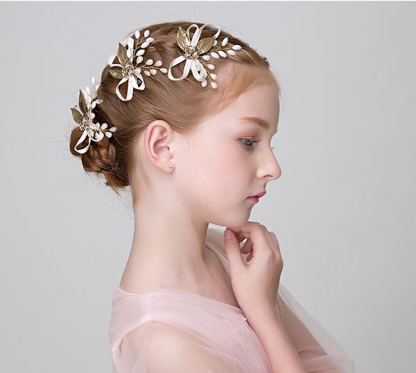 

children hair act the role ofing hair act korean style butterfly flower hairpin flower child act the role ofing role ofing, White;red