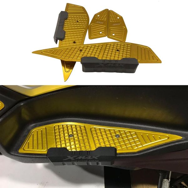 

new type motorcycle footrest pedals pedals cnc mats aluminum reinforced foot pad for yamaha xmax 300 xmax300 2017-2019 18