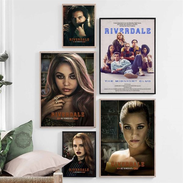 

топ-рейтинг холст печати riverdale горячие серии tv show современные декоративное искусство живопись холст шелкового плакат на стене home de
