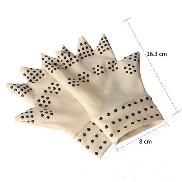 

hiking gloves magnetic therapy fingerless gloves arthritis pain relief heal joints braces sport with dot for adult, Blue;gray