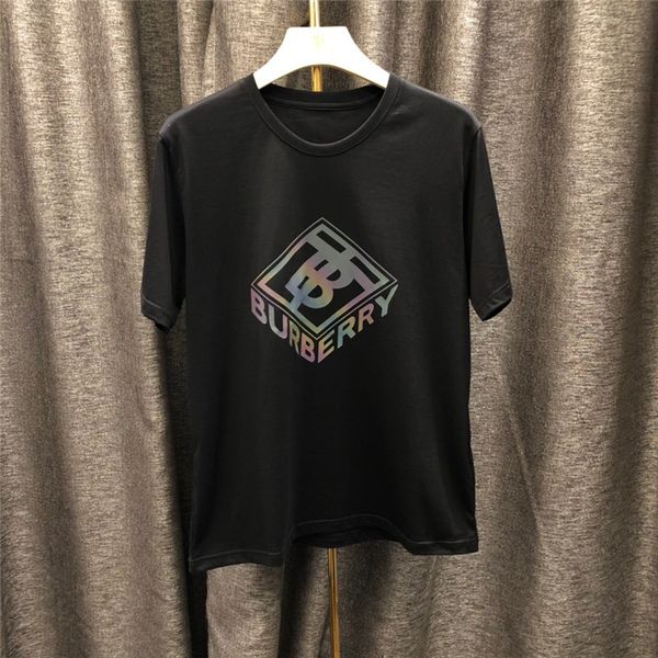 

2020 new fashion men's t-shirt fashion printed shirt men's short sleeves artistic youth t-shirt good quality big brand short sleev, Black;brown
