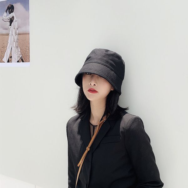 

female bucket hats barrel shaped harajuku bucket hat fishing outdoor panama hip hop cap men's summer for fisherman hat women, Blue;gray