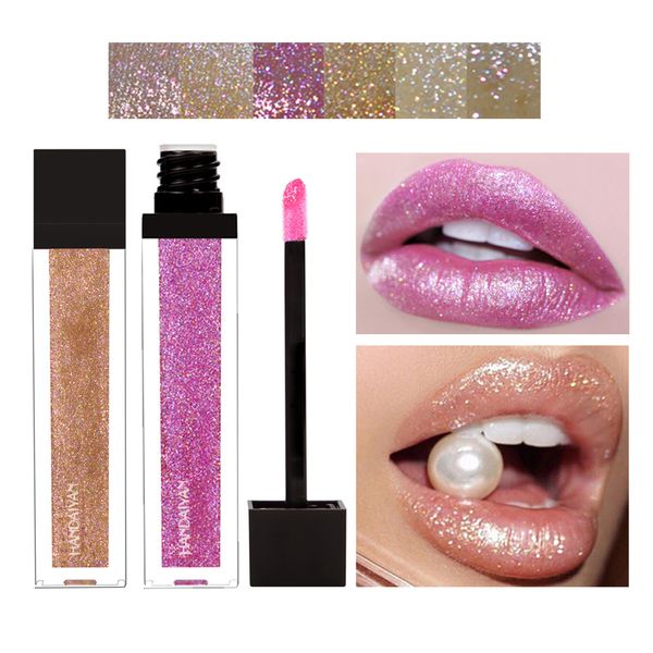 

mermaid glitter lip gloss nutritious shimmer liquid lipstick long lasting moisturizer lipgloss tint cosmetics lips makeup beauty