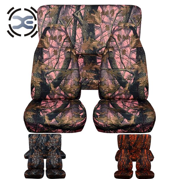 

5 seats cloth art 2 colors camouflage car seat cover universal fit suv pickup truck protects seats from wear accessories t188