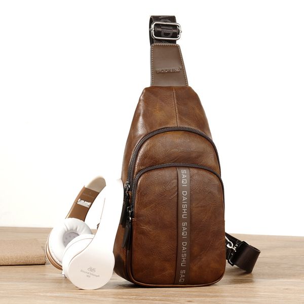 

new vintage men's chest bag men's one-shoulder bag slant edith