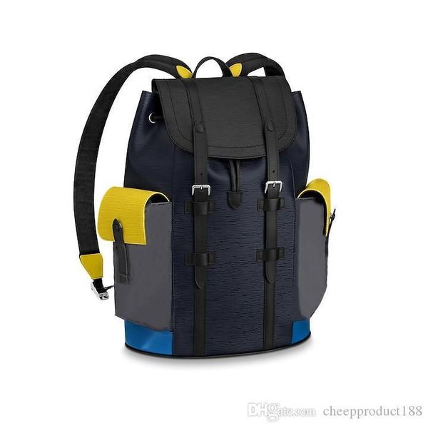 

designer luxury fashion shows mens chriser pm backpacks handbags oxidized leather business totes messenger bags m51457 paris