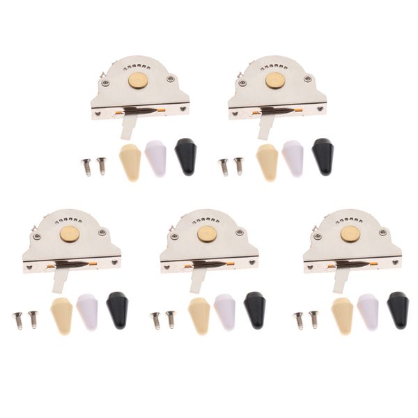 

5 pack 5-way pickup selector switch for gibson electric guitars
