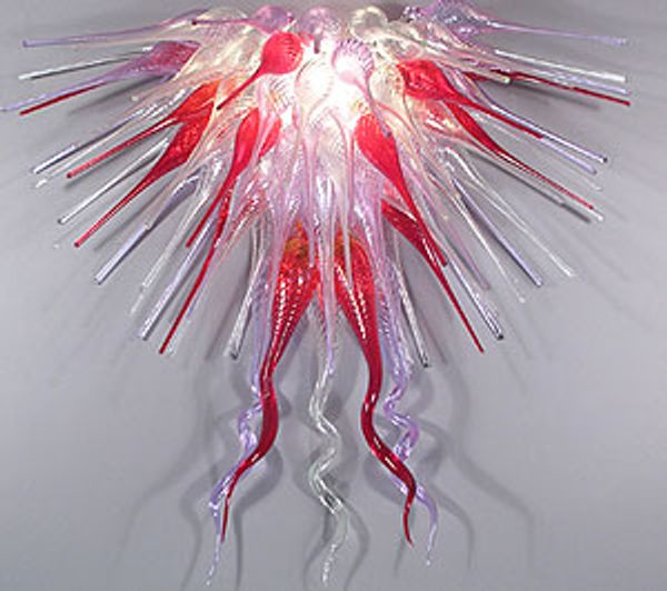 

home art decoarations flush mount ceiling lights dale pink clear living room blown glass chandelier light