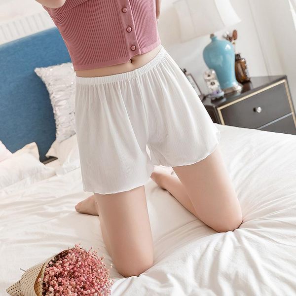 

women's shorts summer short pants loose flouncing security underpants women, White;black