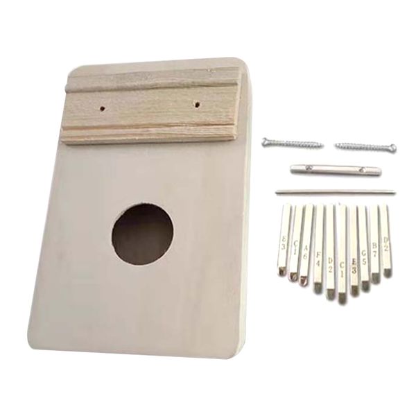 

17 or 10 keys wooden kalimba keyboard instrument thumb piano diy sound hand held gift finger children mini beginner