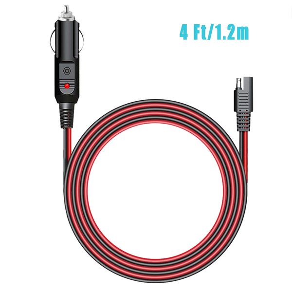

car cigarette lighter extension cord cigarette lighter plug socket 12v heavy duty car charger 15a 14 awg electric wires pure copper sae