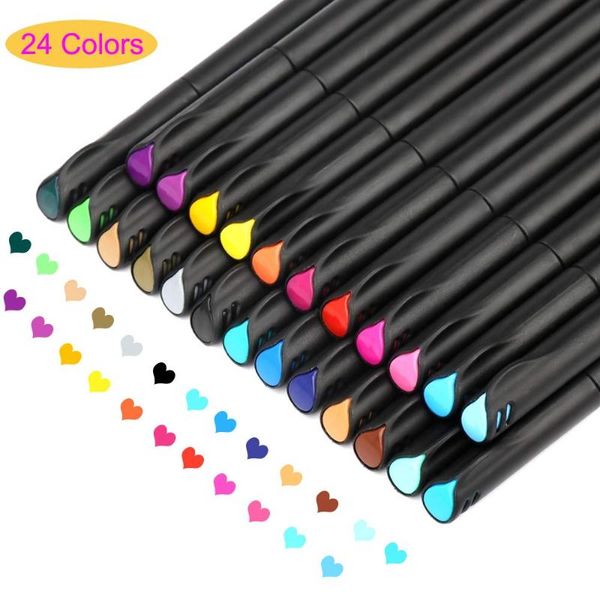 

journal planner pens colored pens fine point 0.4mm fineliner color for drawing writing coloring art marker