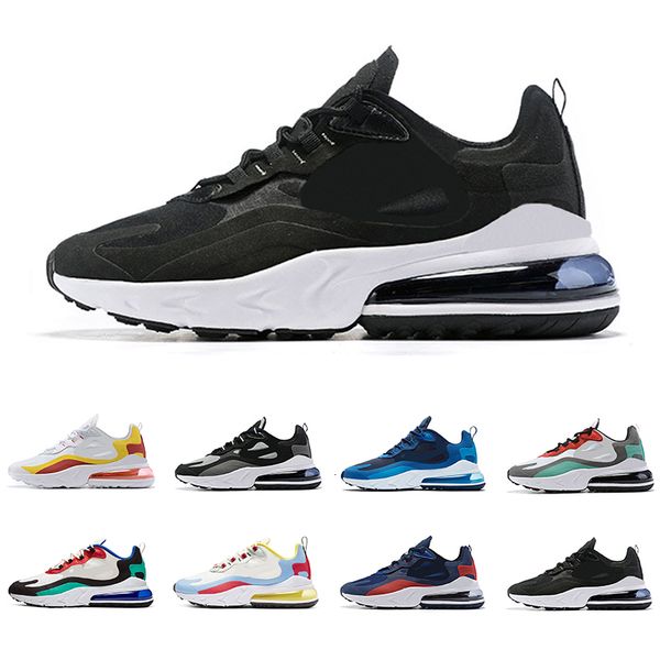 

ale 2019 react men running shoes bauhaus optical triple black fashion mens trainers breathable sports sneakers
