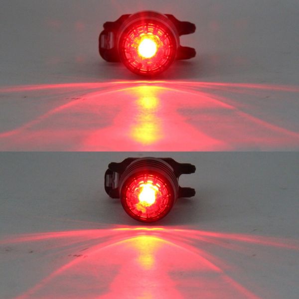 

1 set waterproof bike tail rear warning red light lamp with usb cable aluminum alloy usb rechargeable 3-mode bicycle headlight