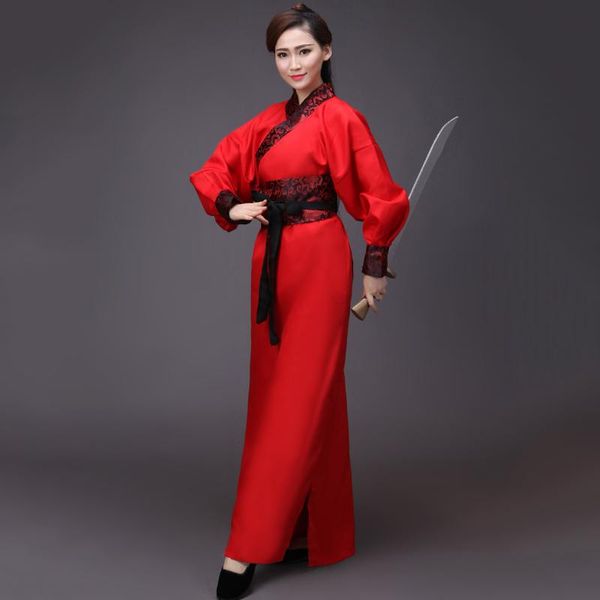 Bride traditions red women phoenix embroidery cheongsam long qipao 2020 Chinese Style Couple Clothing Blue Black Hanfu Christmas Red Stage