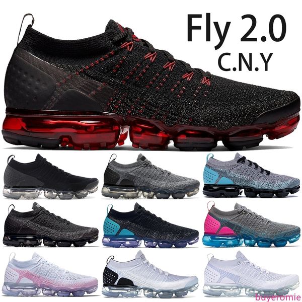 

2019 knit cny running shoes 2.0 mens womens zebra dark grey grey white black designer shoes sport sneakers size 5.5-11