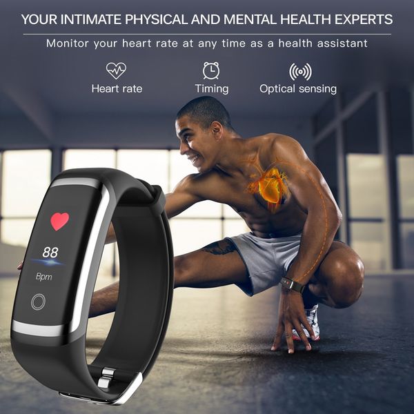 

sport smart bracelet heart rate blood pressure calorie sleep monitor remote p taking messages calls reminder pedometer watch