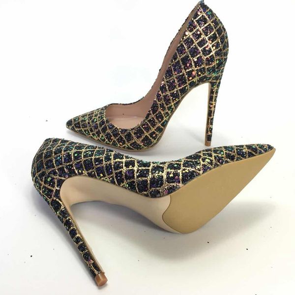 

2018 spring new pu leather pointed toe ladies high heels pumps shallow mouth women's single shoes slip-on wedding shoes, Black