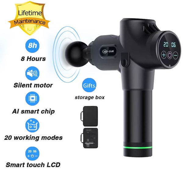 

lifetime warranty muscle massage gun body massager therapy massager exercising relief body muscle relax massagea