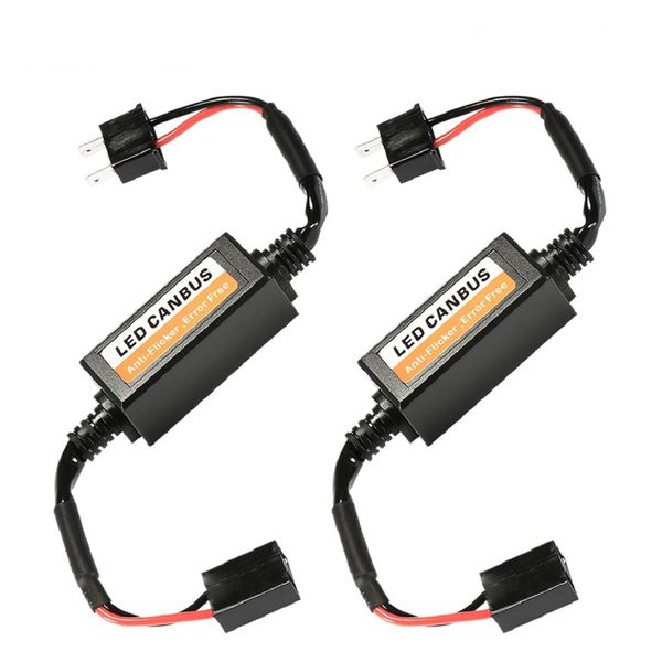 2PCS H7 LED Auto Scheinwerfer Adapter Anti-Flicker Fehler Free LED Canbus Decoder