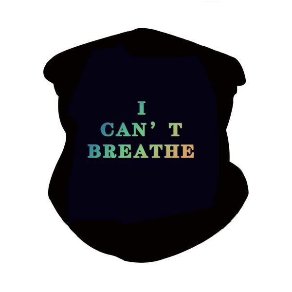 

can't outdoor cycling mask i breathe scarf i can't breathe sports scarf, Black