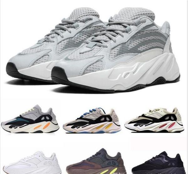 

2019 mauve 700 wave runner mens women designer sneakers new 700 v2 static kanye west sport shoes