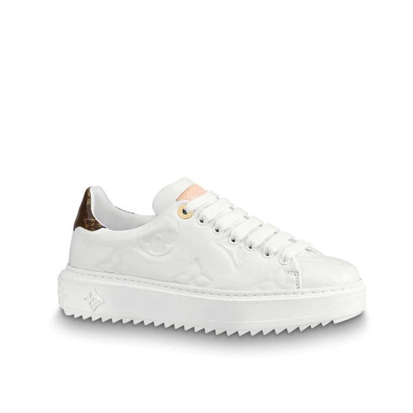 

new time out sneakers low cut platform womens mens shoes for women tripler sports leather casual luxury sneaker trainers size 35-44, White;red