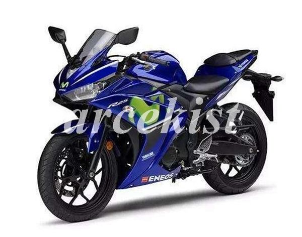 

новые литья под давлением abs пластик мотоциклов обтекателя комплект для yamaha r3 r25 2015 2016 2014 14 15 16 кузовного установлен свободны