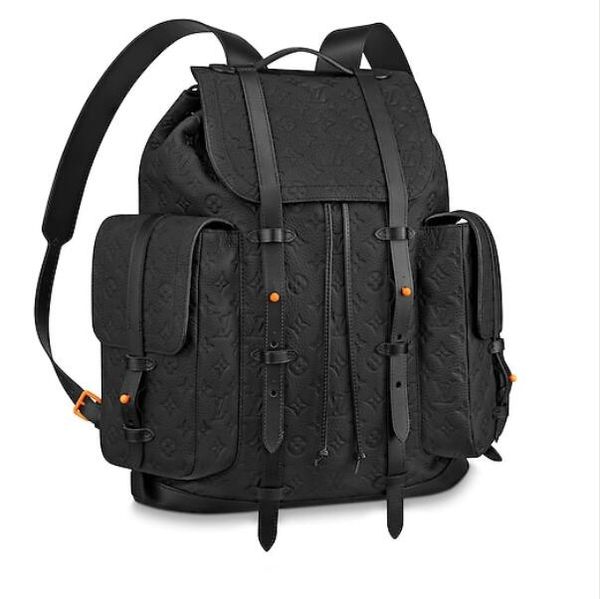 

M53285 chri topher backpack gm men fa hion backpack bu ine bag tote me enger bag oft ided luggage rolling bag, Red