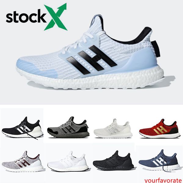 

stock x ultra 4.0 мужские кроссовки красные полосы orca белый бордовый primeknit ub 4.0 спортивные тренеры мужчины женщины кроссовки 36-45